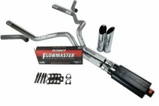 Chevy Gmc 1500 19-25 3 Dual Exhaust Kit Includes Flowmaster 50 W Tip Corner Ex Chevy Gmc 1500 19-25 3 Dual Exhaust Kit Includes Flowmaster 50 W Tip Corner Ex