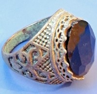 EXTREMELEY ANCIENT ROMAN SILVERED RING RARE ARTIFACT AUTHENTIC