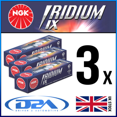 3x NGK BKR6EIX 6418 IRIDIUM IX Zuendkerze