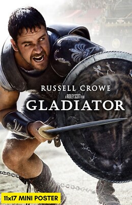 Gladiator (2000) Movie Poster 11x17 Russell Crowe