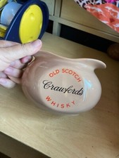 CRAWFORDS OLD Scotch Whisky Jug. SQUAT 10 cm WADE