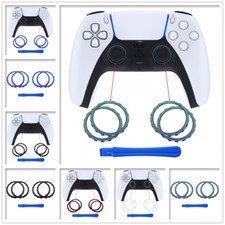 eXtremeRate Parts Custom Accessories Accent Rings with Tool for ps5 Controller