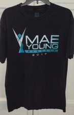 WWE Short Sleeve T-shirt, 2017 Mae Young Classic, Black, Size L