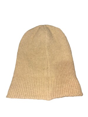 Anthropologie Reversible Knit Beanie Vintage Anthropologie Gray/Taupe Reversible Knit Beanie | eBay main image 2