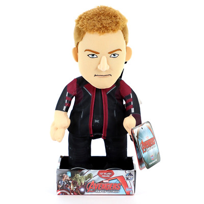 Marvel Avengers Hawkeye 10'' Plush Figure Jeremy Renner Bleacher Creatures 2015