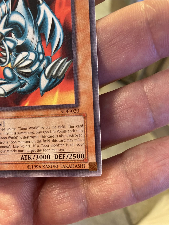 Yugioh Blue Eyes Toon Dragon 1st Edition Card SDP-020 - Image 4 of 4