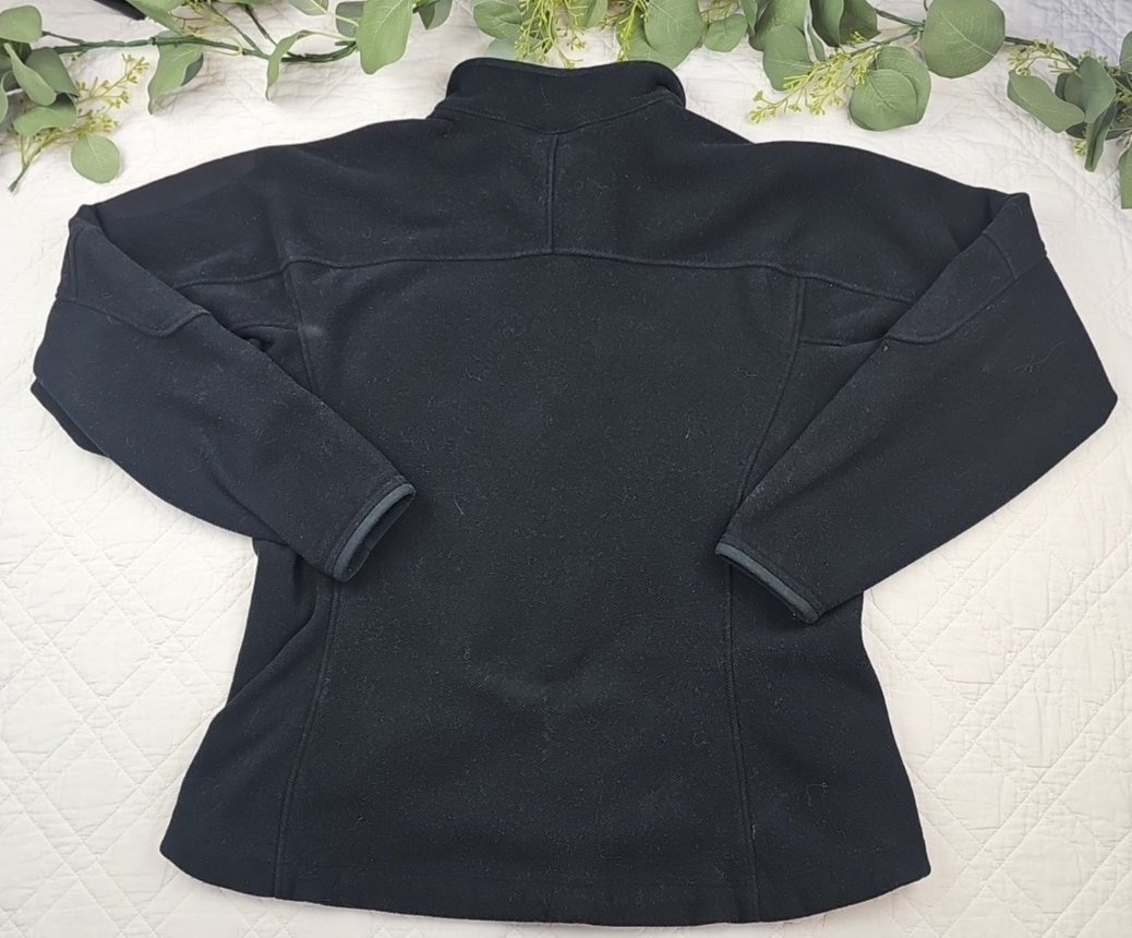 Arc'teryx Womens Black Full Zip Fleece Jacket Size L 12-14 | eBay