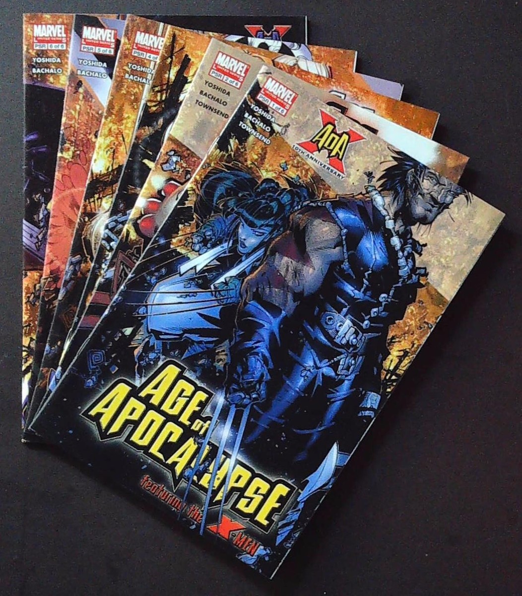 X-MEN: AGE OF APOCALYPSE #1-6 (2005) - COMPLETE SET - NM - Back