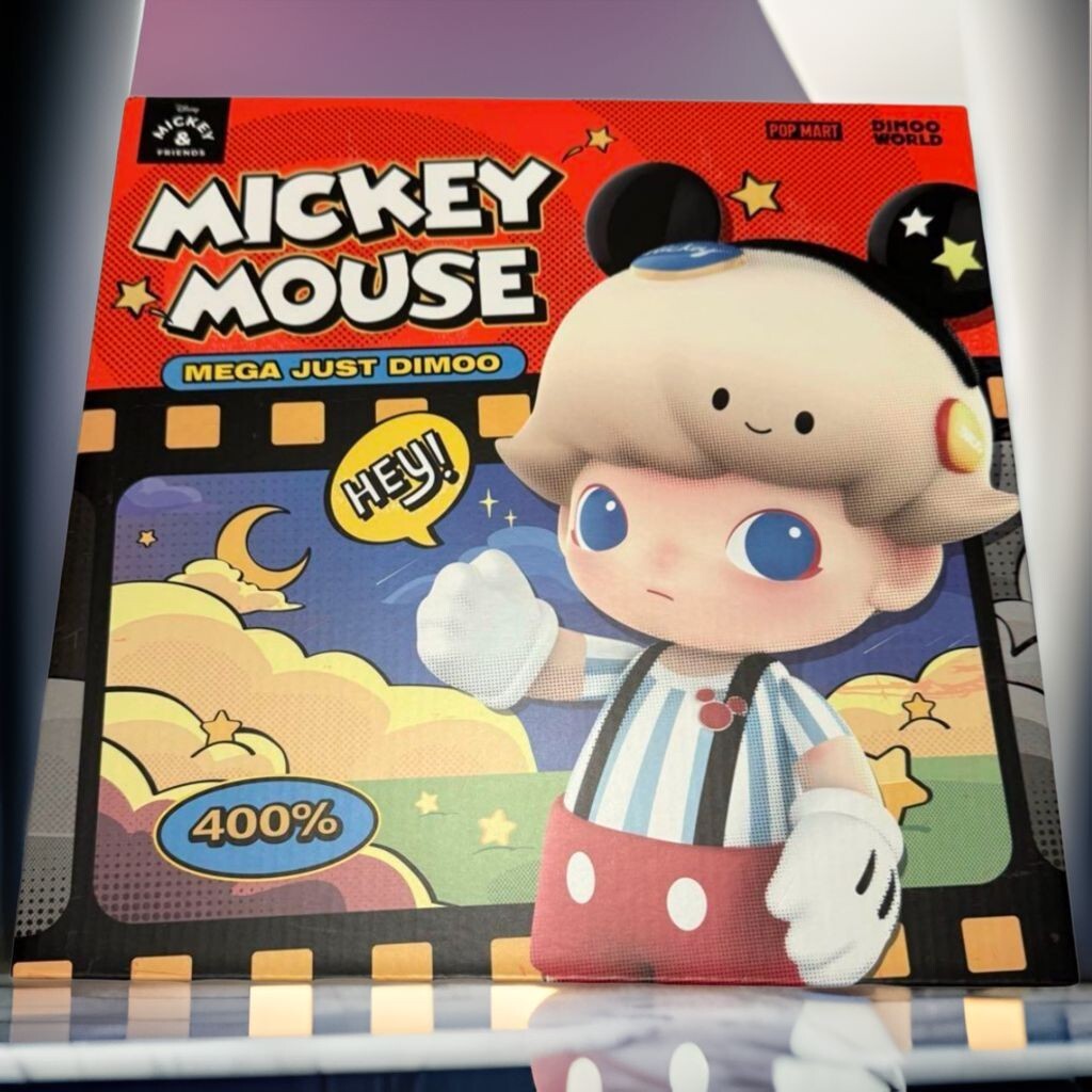 【正規品】MEGA JUST DIMOO 400% Mickey Mouse Amazon.com: POP MART MEGA JUST DIMOO 400% Mickey Mouse 11.02