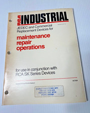 RCA Industrial JEDEC Commercial Replacement Devices Maintenance Repair SK Series