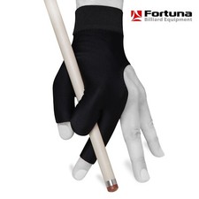 Fortuna Billiard POOL CUE GLOVE - Pro Series - Black - Open fingers