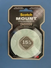 Scotch Mount Indoor Double Sided Mounting Tape 1/2" x 80"  #110H   NEW