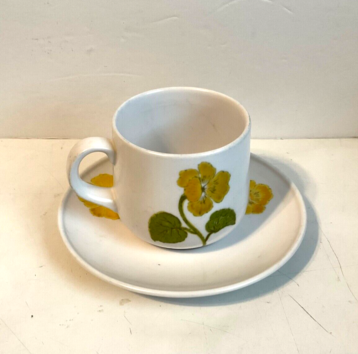 Noritake Progression China Flower Time cup & Saucer #9072 New! | eBay