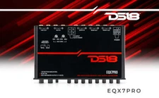 DS18 7 Band Pro Car Audio Graphic Equalizer Passive Subwoofer Crossover EQX7PRO