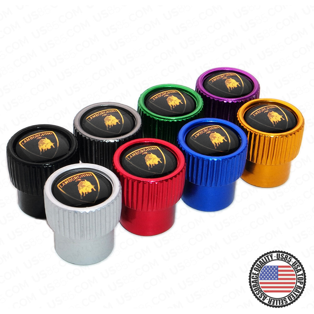 4x Logo Roundel Car Wheels Tire Air Valve Caps Stem Dust