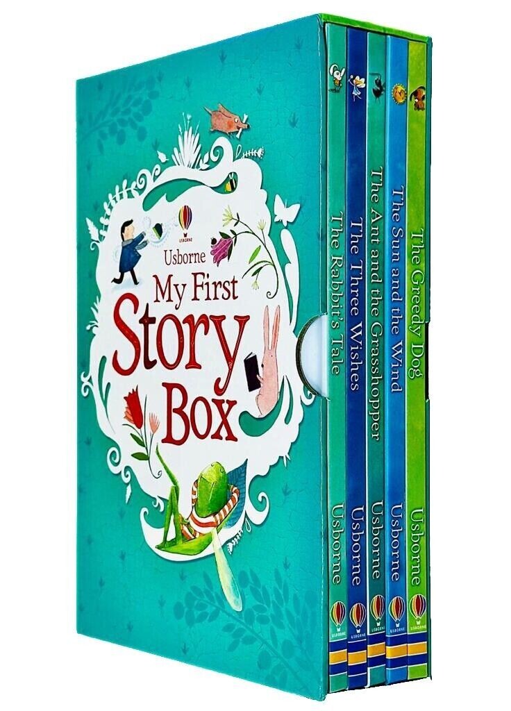 Usborne My First Story Box Reading Collection 5 Books Box Set Rabbits Tale,Greed - Image 3