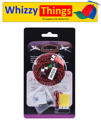 RC LED Beleuchtungssystem Navi Lichter Navigation LEDs - Flugzeug Heli Quad FAA