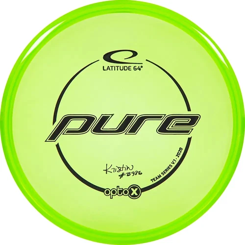 RARE Latitude 64 Kristin Tattar 2020 Opto-X Chameleon Pure-173g- Lime Green Disc