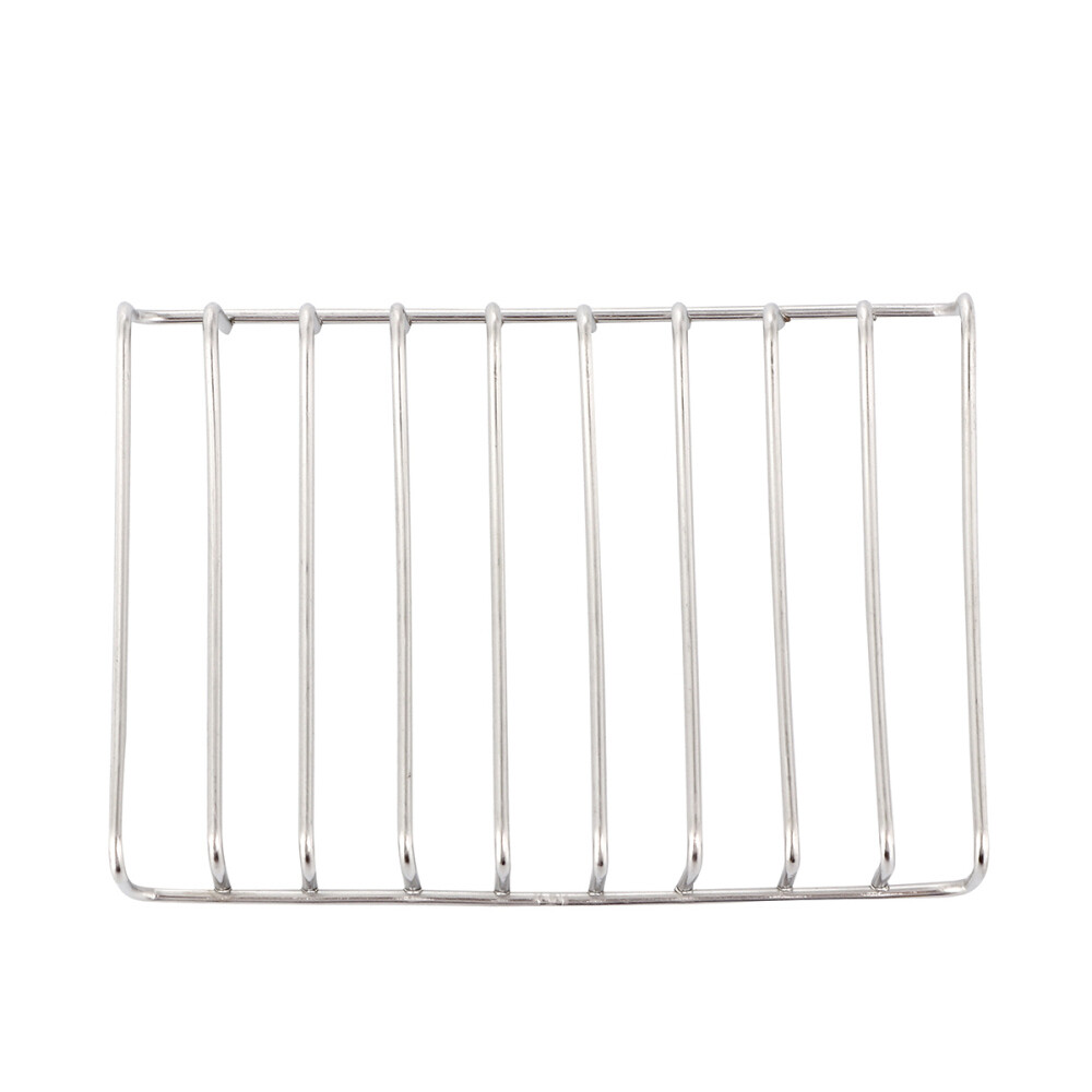 Stainless Steel Soap Dish Tray Single Layer Drain Metal Holder