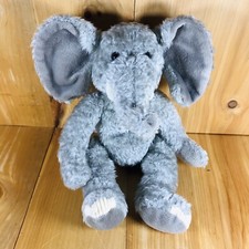 Russ Berrie 16  Tusks Heartcraft Collection Gray Elephant Plush.      B-21