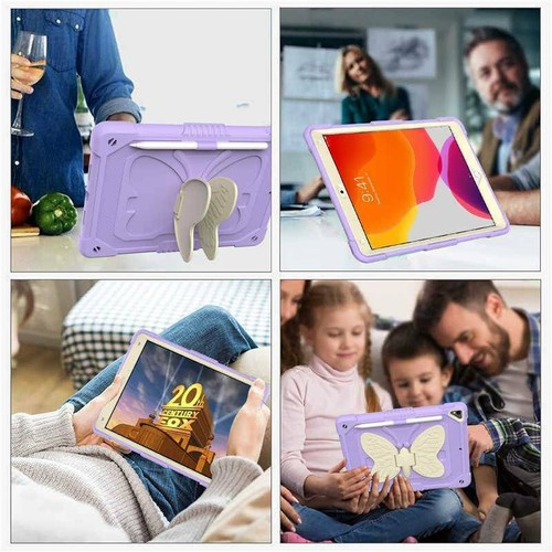 For iPad 7 8 9 10 11th Gen Air Pro 11 2025 Kid Shockproof Strap Stand Case Cover - Picture 149 of 151