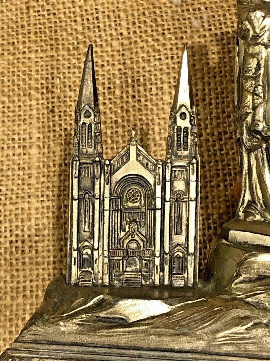 Vintage Basilica of Ste. Anne De Beaupre Quebec Metal Music
