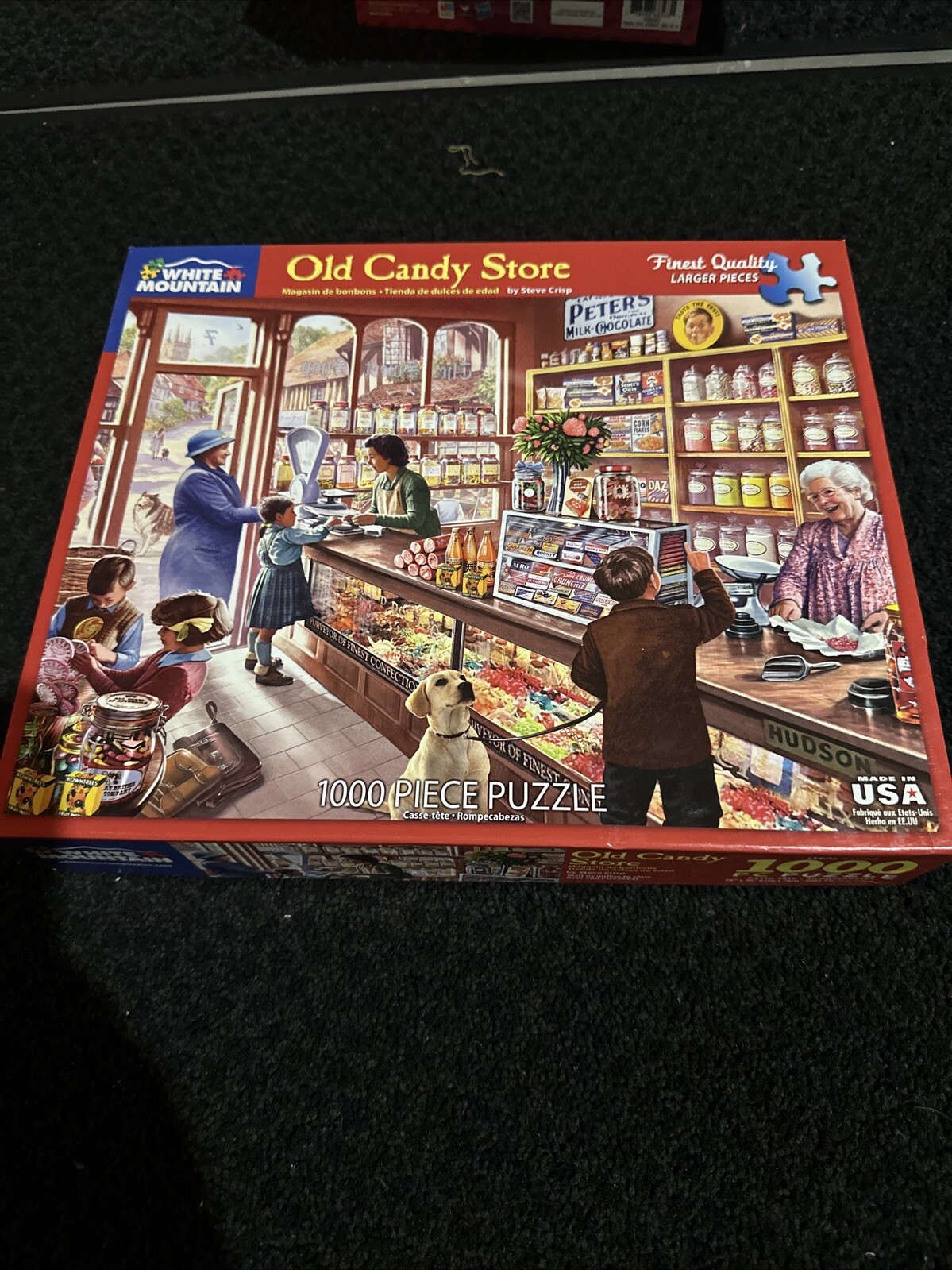 White Mountain Old Candy Store 1000 Pc Puzzle 1437052
