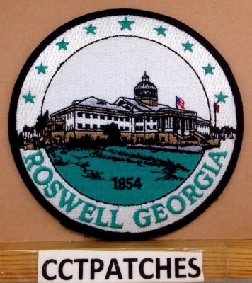 ROSEWELL, GEORGIA POLICE SHOULDER PATCH GA | eBay