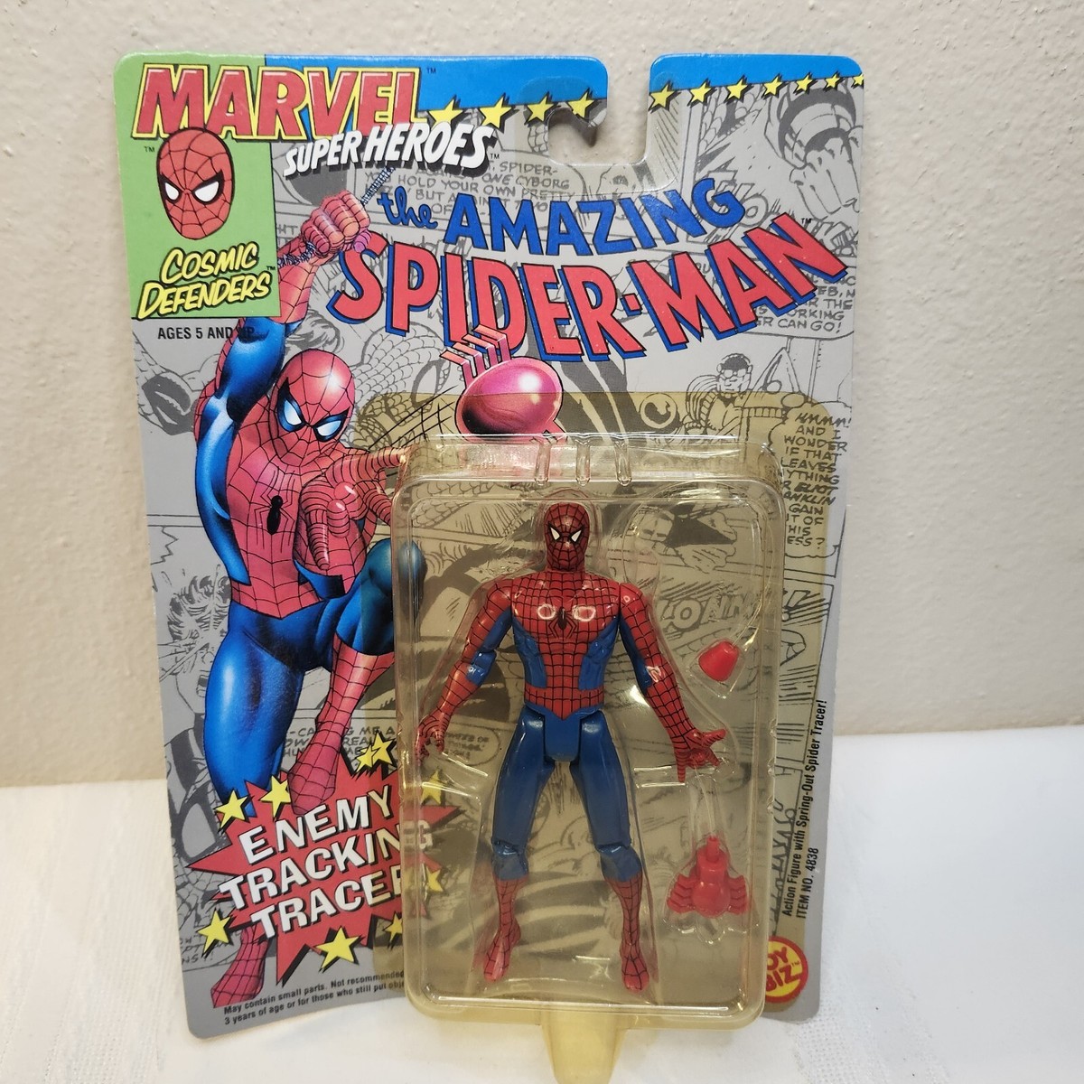 Marvel Amazing Spider Man Enemy Tracking Tracer 1992 Toy Biz