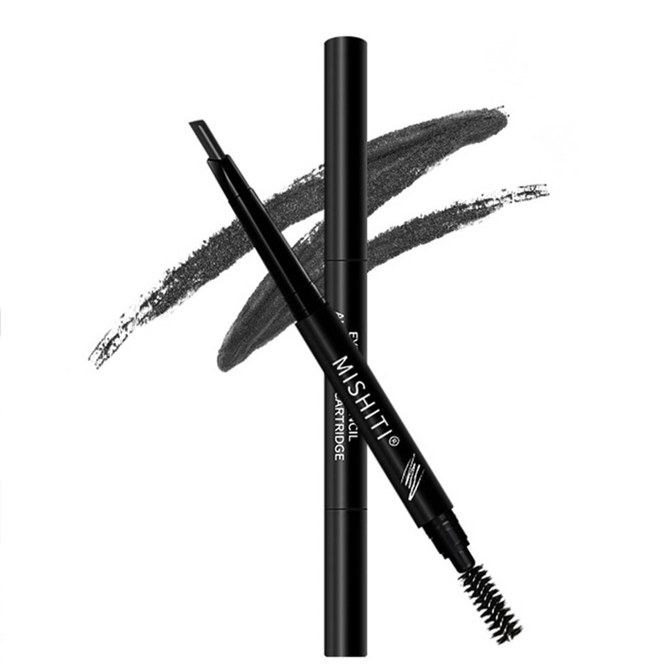 Eyebrow Pencil Automatic Rotation Beginner Refill Waterproof Eyebrow