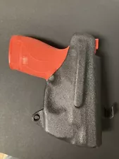 Kydex OWB Paddle Holster,  Smith & Wesson M&P Shield 9/40 w/Armalaser TR4, right