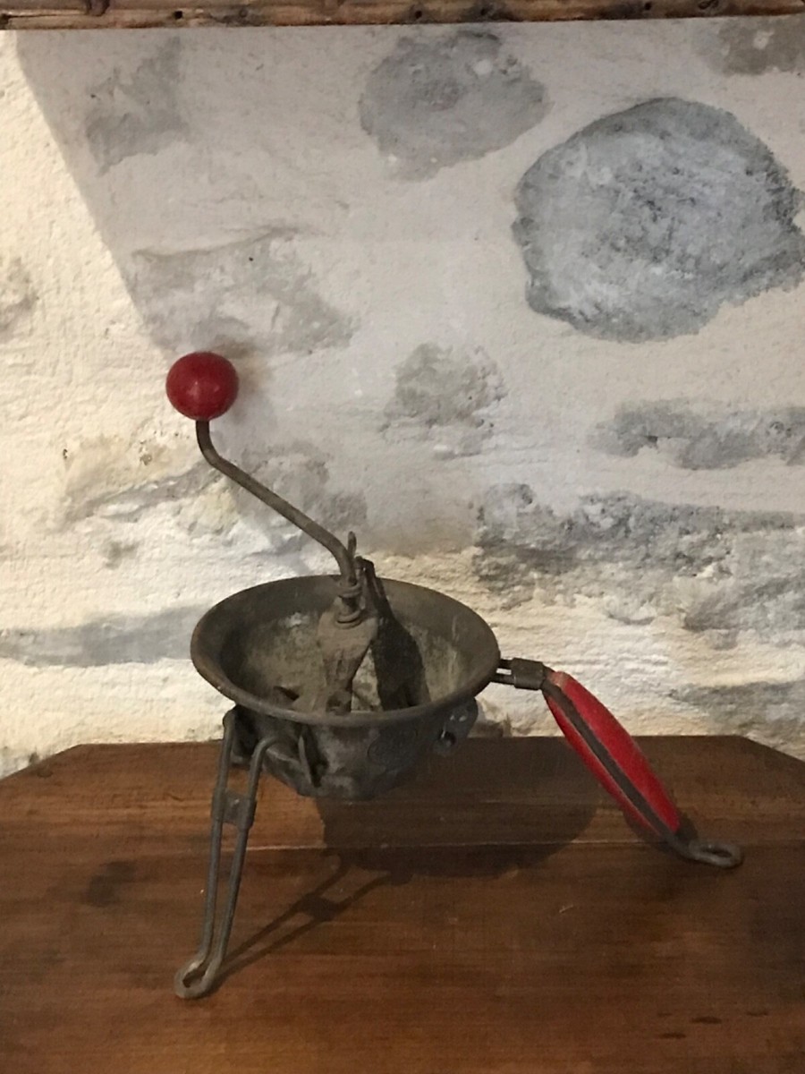 Ancien Moulin à Légumes Moulinette - Presse-purée En Acier Inoxydable - Vintage Authentique