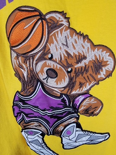 FWRD Youth Boys Size XL (18/20) Yellow T-Shirt Basketball Money Bear Sneaker - Picture 4 of 4