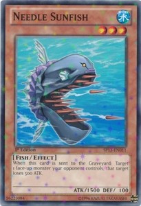 Needle Sunfish - SP13-EN011 - Starfoil Rare - Unlimited Edition x3 - Near Mint