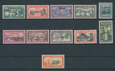 1940 NEW ZEALAND - Stanley Gibbons n. O141/O151 - Centenary of Proclamation of B