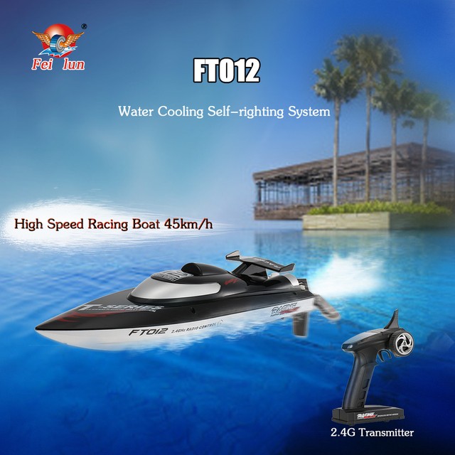 Original Feilun FT012 2.4G Brushless 45km/h High Speed RC Racing Boat