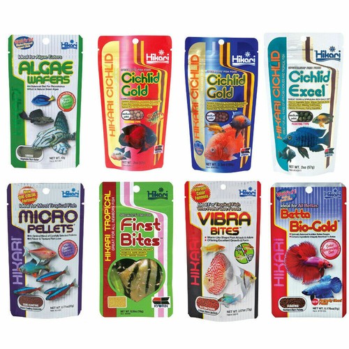 Hikari Tropical Fish Food Cichlid Catfish Betta Fry Pellets Granules