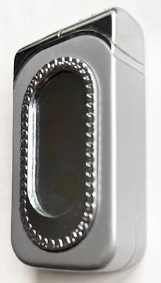 EXCELLENT NEW CHROME MIRROR FINISH BUTANE CIGARETTE LIGHTER