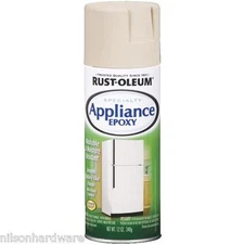 (6)-12 Oz Almond Gloss RustOleum Epoxy Appliance Spray Paint 7882-830