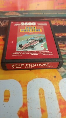 Pole Position (Namco) for ATARI VCS 2600  (Modul - red ) Classic CX2694P 8-bit