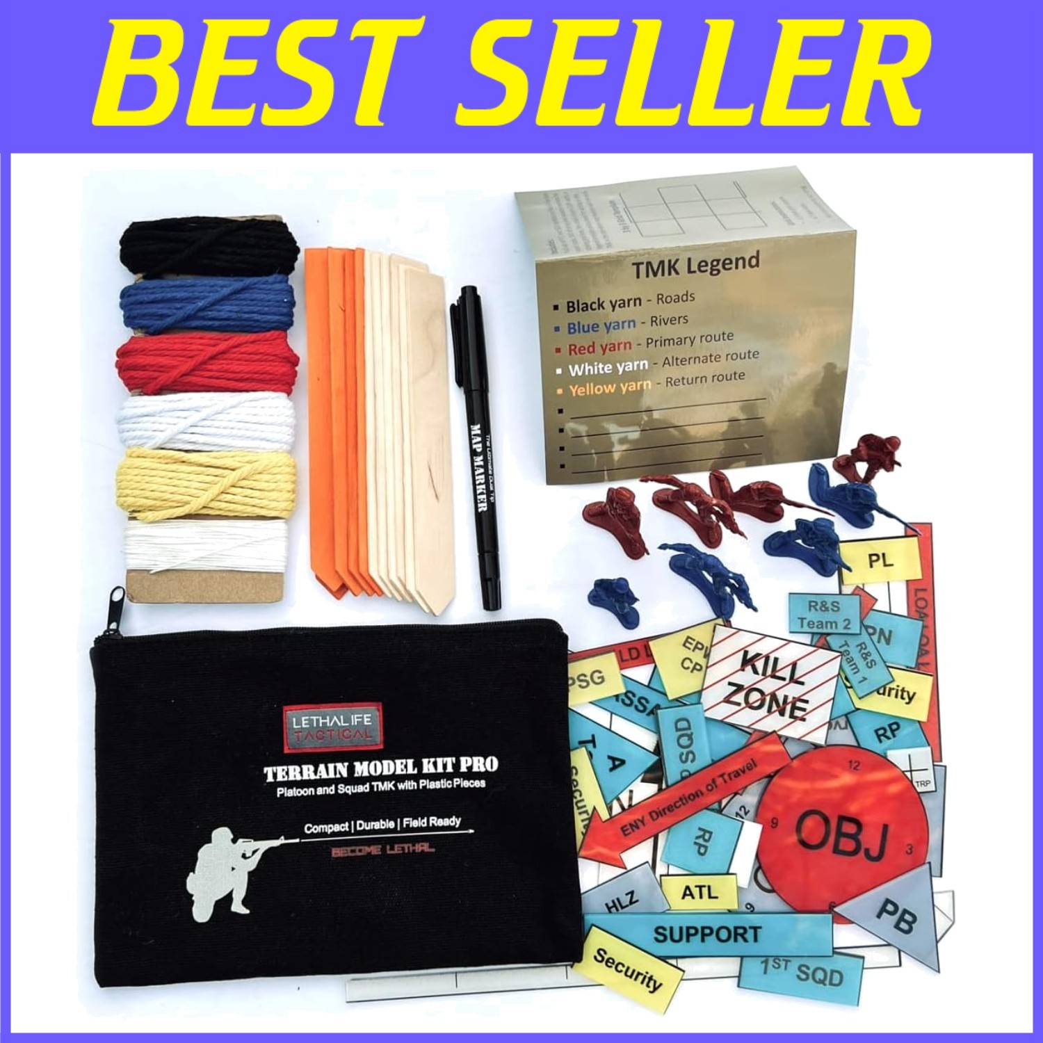 With Plastic Symbols For Military Simulation Education