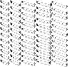 60PCS Brooch Pins for Crafts 5 Size Brooch Pin Backs Bar Pin Backings with Safet