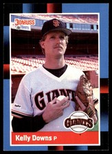 Kelly Downs 1988 Donruss #145 Giants MLB READ FREE SHIPPING AutographDen