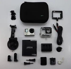 GOPRO HERO 4 BLACK EDITION CAMCORDER 1080P / 4K ULTRA HD ACTION VIDEO CAMERA