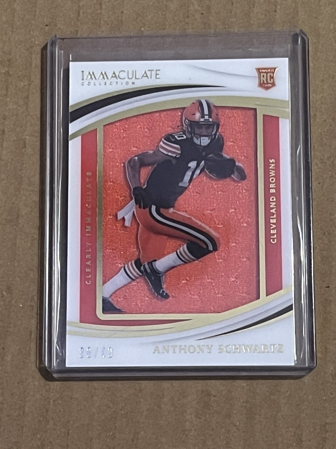 Anthony Schwartz Panini Immaculate Collection Rookie Eye Black Jersey Autographs #AS Base
