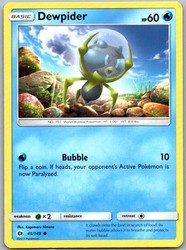 Dewpider 45/149 Sun & Moon Base Set Common