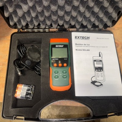 NewOS Extech SDL400 Light Meter Datalogger Lumens LUX Foot-Candle/s ED4U 4082
