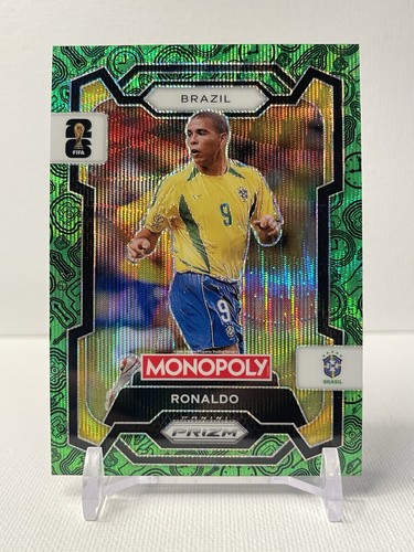 Ronaldo 2026 Panini Prizm Monopoly FIFA World Cup- Four Corners Green Wave Prizm