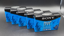 Sony DVC Digital Video Mini DV Premium Cassette Tape Lot Of 5 60 Minutes LP-90