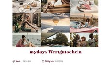 Mydays Wertgutschein 79,90€